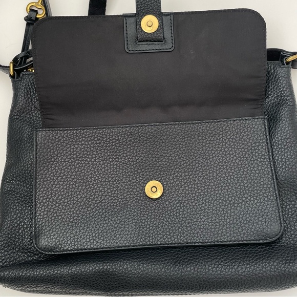 Fossil Kinley Crossbody Bag Leather Purse Black - Picture 8 of 16